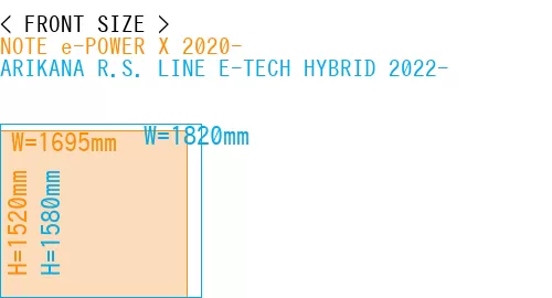 #NOTE e-POWER X 2020- + ARIKANA R.S. LINE E-TECH HYBRID 2022-